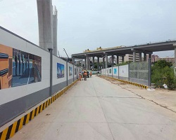 建筑現(xiàn)場的工地施工圍擋設(shè)計元素的重要性