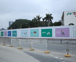 PVC施工圍擋既環(huán)保有實用，價格低廉