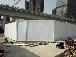 城市交通工程施工，PVC圍擋使用安裝效果更佳